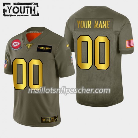 Maillot Kansas City Chiefs Custom Nike 2019 Salute to Service - Enfant